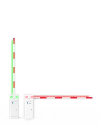 Parking BOXX BGS-6xx barrier gate at parking lot entry